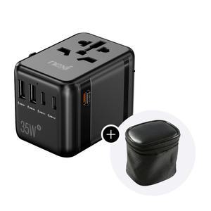 올인원 해외 여행용 돼지코 멀티플러그 35W USB C타입 PPS 고속충전기 변환 220V 110V 전기 아답터 어댑터