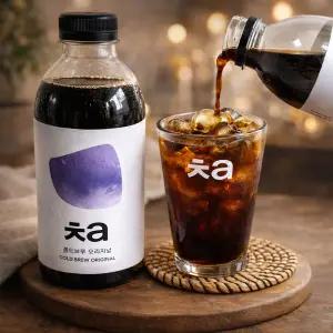 카페차 콜드브루 원액 500ml 오프라인 매장 동일 블렌딩 산미 적은 고소한 더치커피
