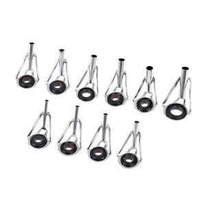 낚싯대수리 diy 스테인리스 스틸 초릿대 링 아이 가이드 수리 키트 열광적인 야외 낚시 용품 3 가지 스타일