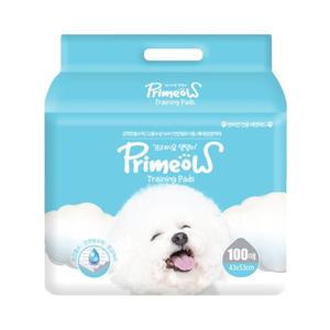 배변패드 강아지 애견 흡수력 좋은 프리미요 댕댕이 패드 100매 (43x53cm)