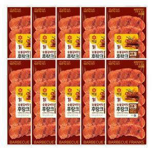 Cj제일제당 숯불갈비맛 후랑크 120g 10개