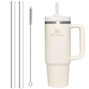 내열유리 스탠리빨대 2개 세척솔 1개  손잡이텀블러 스탠리1.18전용