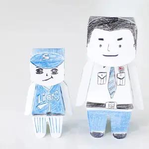 나의 아바타 캐릭터 만들기 어린이 입체 종이접기 체험활동 교구