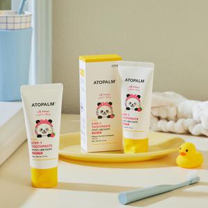 아토팜 치카치카 안심 어린이치약 저불소 거품거의없는 아기치약 유아치약