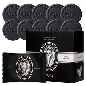 뷰카 클래식 어성초 블랙 차콜 비누 자몽향 100g