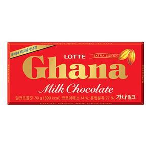 롯데 가나 밀크 70g 40개