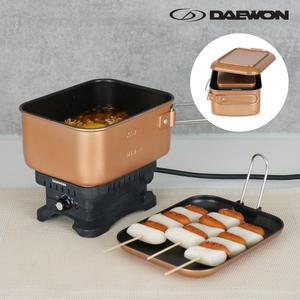 대원 여행용 사각 멀티 전기 쿠커 DW-T1500 캠핑필수품