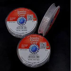 비즈담 5M 독일 그리핀 투명 우레탄줄 0.5mm 0.7mm 1.0mm