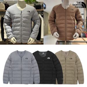 [국내매장판] 노스페이스 경량 패딩 자켓 남여공용 일상 아웃도어 데일리 야외활동 넥리스 점퍼
