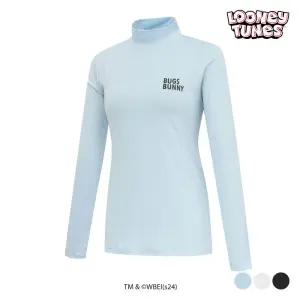 [디즈니골프]여성 벅스버니 백레터링 하프넥 티셔츠 SO1LTS201