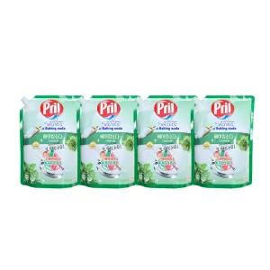 프릴 시크릿 오브 베이킹소다 주방세제 그린허브 리필 1L x4개