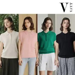 [런칭가69,900원 3만원 ]브이컷 여성 린넨혼방 니트 4종