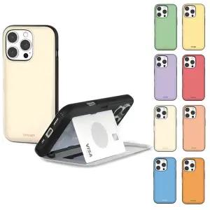 아이폰 16 15 14 13 12 11 프로 프로맥스 케이스 정품 TRY 팔레트 2장 카드수납 도어 범퍼케이스