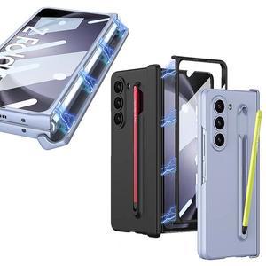 갤럭시 z폴드 6 5 마그네틱 홀딩 힌지 보호 펜 수납 강화 액정 풀커버 하드 범퍼 폴더 케이스