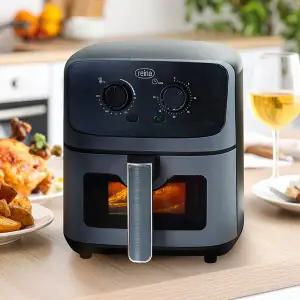 [홍진테크]레이나 4.2L 대용량 바스켓 에어프라이기 RAF-B9235 / 보이는 에어어프라이어