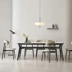 노체 양면 통세라믹 애쉬 원목 테이블 6인용 식탁세트 2000 (의자6) VNM068