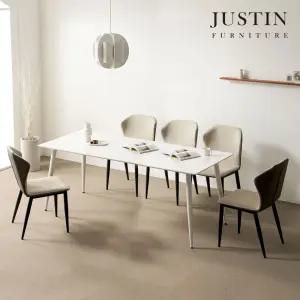 버터 6인 통 세라믹 식탁세트