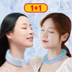아이스 넥쿨러 넥밴드 1+1 쿨링 얼음목걸이 목시원하게 목쿨러 냉감 PCM 쿨넥워머