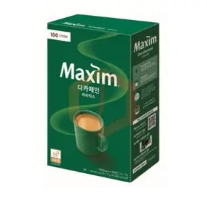 맥심 디카페인 커피믹스 100t