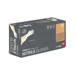 카페마스터 니트릴 장갑 흰색 S 100매