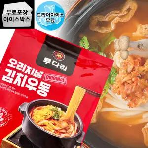 제이케이푸드 투다리 김치우동 862g 밀키트 2인분 캠핑요리 간편조리 안주