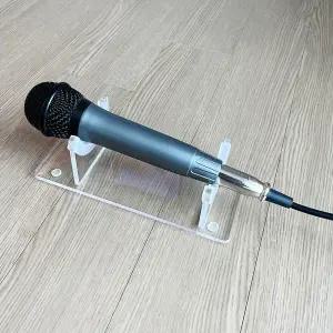 아크릴 유선 무선 마이크 받침대 거치대 홀더 스탠드