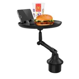 차량용 원형 멀티관절 스마트폰 컵홀더 간이 테이블 (WFJW0ER)