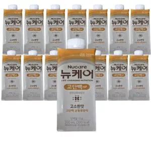 뉴케어 고단백  에이치피 200ml 30팩 하이프로틴 균형영양식 음료 노인 유동식 카제인