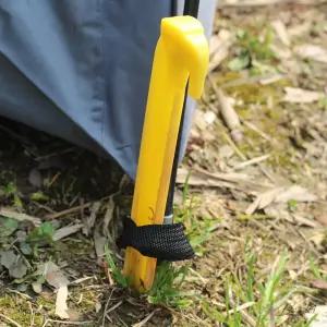 경량 플라스틱 단조팩 23CM 4개입 타프 고정팩 쉬운설치 텐트설치 단단한고정 캠핑필수품