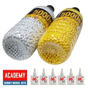 6mm 5000발 PET병 BB탄알 프라모델 전차 탱크 아카데미 조립