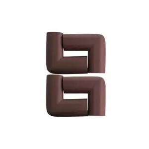 아트사인)ㄱ형코너보호대(중)브라운/55x55x9T/4개입)/ (WC329A6)