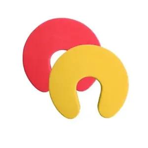 아트사인)도어패드(노랑_적색/94x94x18mm/2개입)/L001 (WC329E7)