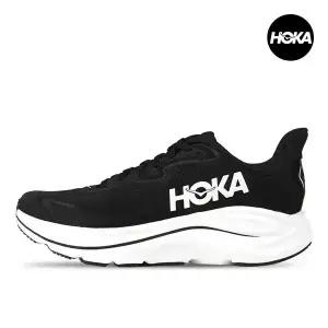 호카 클리프톤 10 블랙 화이트 남성 러닝화 운동화 와이드 1162032-BWHT