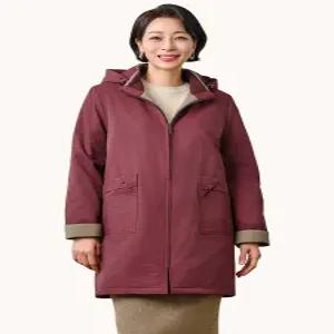 [마담엘레강스][마담엘레강스] 조이 니트카라 퀼팅코트 KYV3CT01