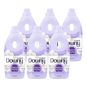다우니 초고농축 퍼퓸 섬유유연제 1L 화이트머스크 x 6개