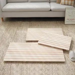 [숲속애] 편백나무 롤 발판 특대형