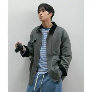 커버낫 COVERNAT 4PKT 워크자켓 Dark Gray CO2503JK04DG 383881