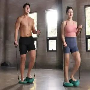 맨바리워킹 맨발지압 워킹 걷기 유산소 운동 공기주입 에어펌프 스텝퍼 운동기구 본품+핸드스트링