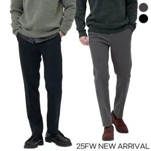 [체이스컬트] (MAN) STANDARD 기모 테이퍼드 SLACKS/2Color