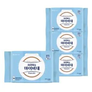 마이비데 물티슈 대용량 캡형 60매 x 4팩 클린케어 화장실용 비데용 물에녹는 비데티슈