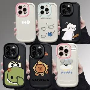 갤럭시 A17 A56 A36 A26 귀여운 감성 동물 캐릭터 실리콘 케이스