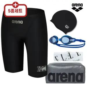 아레나 남자 실내수영복 5종 4종 세트 4부 반신 A5FM1PM14 수경 수모 가방 수경케이스