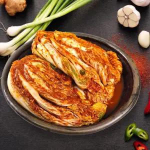 꼬깔산김치 고춧가루 속재료까지 100% 국산 아삭 배추 포기김치 - 10kg