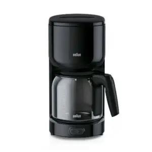 [BRAUN][브라운/KF3100BK] 커피메이커 1.2L 원터치 안티 드립 시스템
