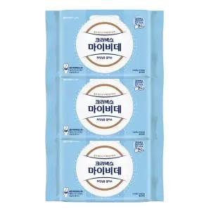 마이비데 물티슈 대용량 캡형 60매 x 3팩 클린케어 화장실용 비데용 물에녹는 비데티슈