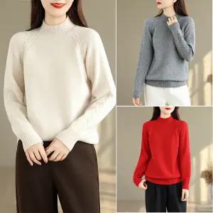 [나코디]여성폴라니트 터틀넥/KR-19