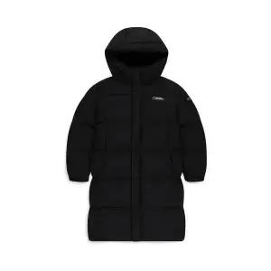 [내셔널지오그래픽키즈]내셔널지오그래픽 키즈카이만 롱 구스 다운 점퍼 CARBON BLACK K254UDW990