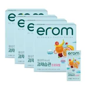 이롬 황성주 과채습관 트로피컬 과일야채주스 190ml 64팩