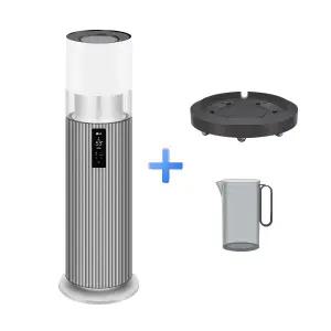 HY705RWUABM  o클릭o LG전자 퓨리케어 오브제컬렉션 하이드로타워 에센스화이트 +급수비커 +무빙휠 세트