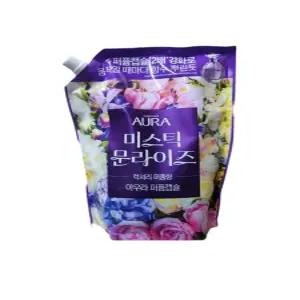 아우라 초고농축 퍼퓸캡슐 섬유유연제 미스틱문라이즈 리필 2.3L 1개